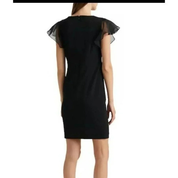 NWT Lauren Ralph Lauren Women's Black Dress Size 0 (MSRP$135) - Picture 2 of 9